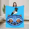 Warm Derpy Tiger and Bird KPop Inspired Throw Blanket for Couch Bed Sofa  Travel Blanket  Bedspread Cover