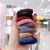Bold and High Elastic Basic Hair Loop, Korean Version, Simple Tied Hair Towel Loop, Headband, Seamless, No Damage to Hair Bands.