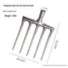 Agricultural Heavy-Duty High Manganese Steel Fork for Soil Loosening and Digging