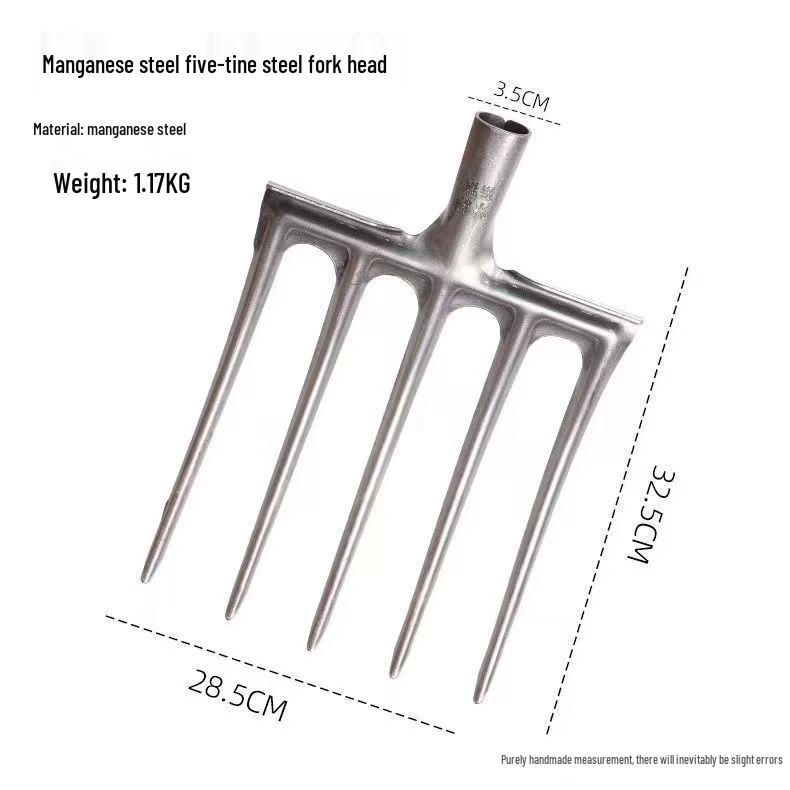 Agricultural Heavy-Duty High Manganese Steel Fork for Soil Loosening and Digging