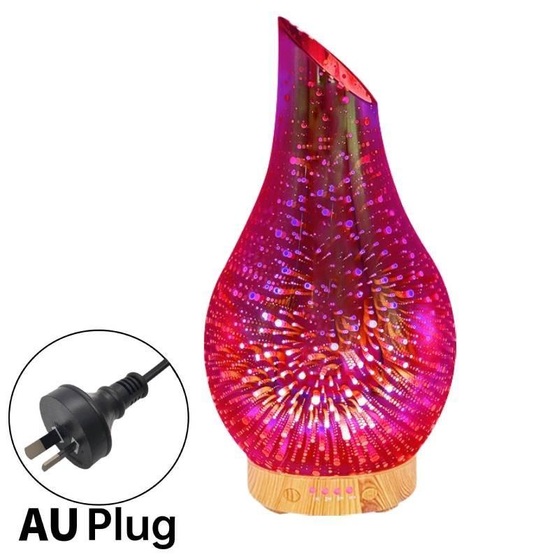 Seven Vase Humidifier Color Led Night Lights Essential Oil Diffuser Home Quiet