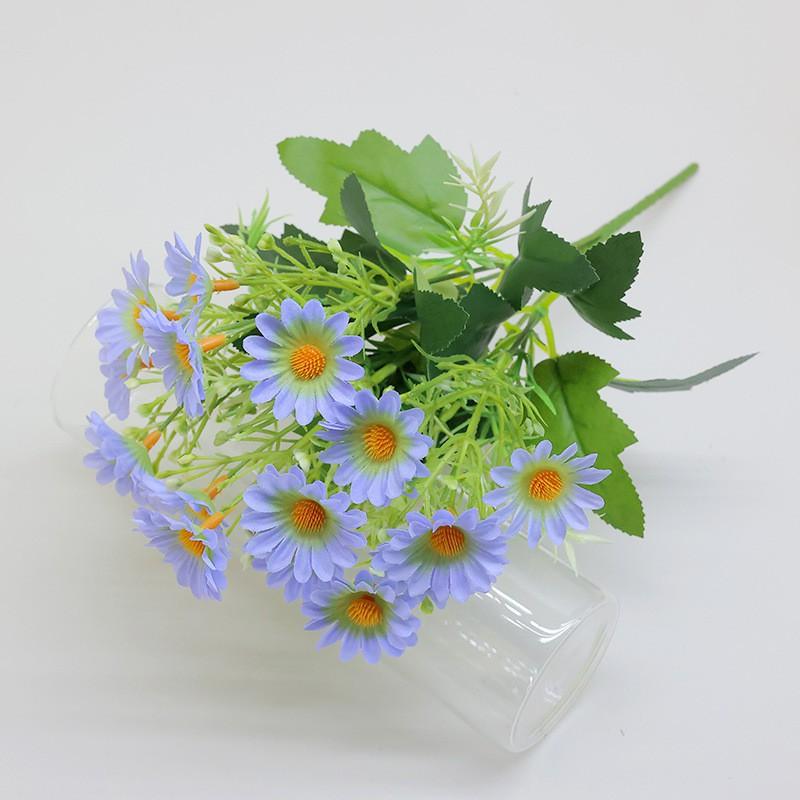 Artificial Daisy Bouquet Home Decor Table Centerpiece Photography Prop Silk Floral Arrangement