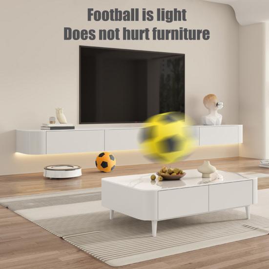 Soft Indoor Soccer Ball for Kids Size 3/4/5 Sponge Foam Silent Football for Dribbling Training And Playing In The House Soccer Gifts for Boys Girls