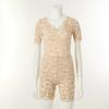 Venus Soft Modal Burnout Lace 3 4 Sleeve Top Vlg2473a
