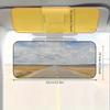 Car Sun Visor Anti Glare, Day & Night Dual Use, High-Transparent Acrylic, Blocks UV & Headlight Glare, 1PC Universal Fit
