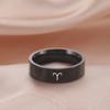 Stainless Steel Twelve Constellation Rings Capricorn Virgo Aquarius 12 Horoscope Zodiac Sign Rings For Women Men Fashion Jewelry