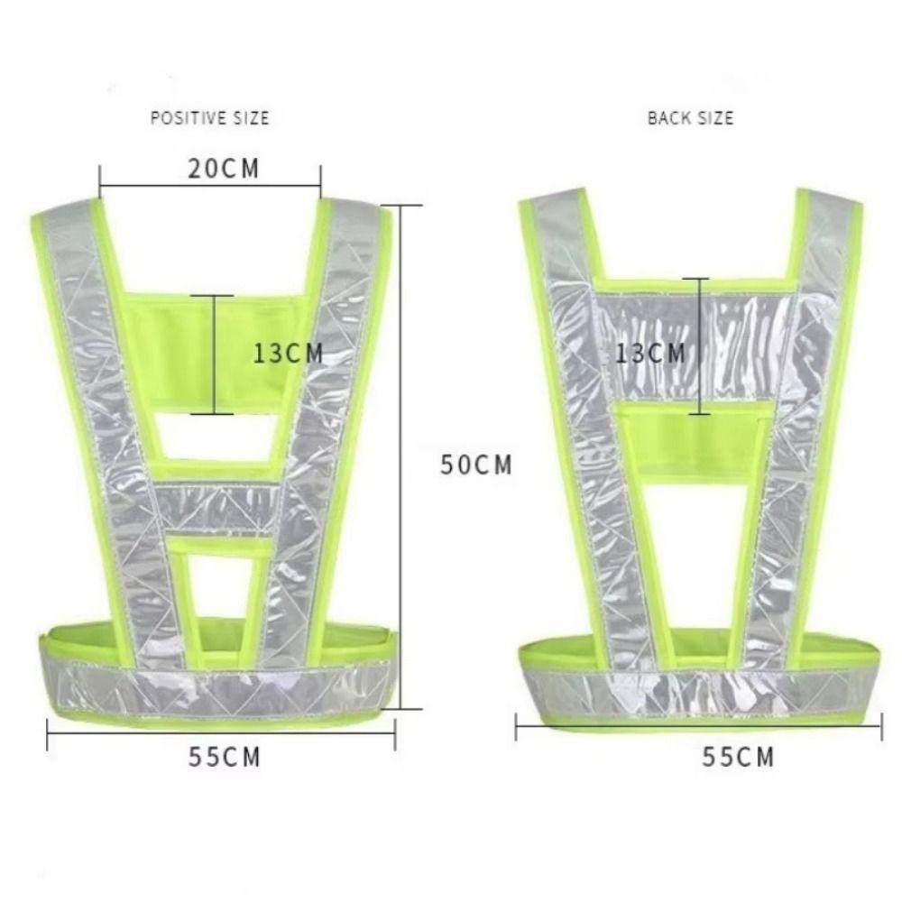 Breathable Reflective Safety Vest Night Riding Vests For Outdoor Running and Cycling