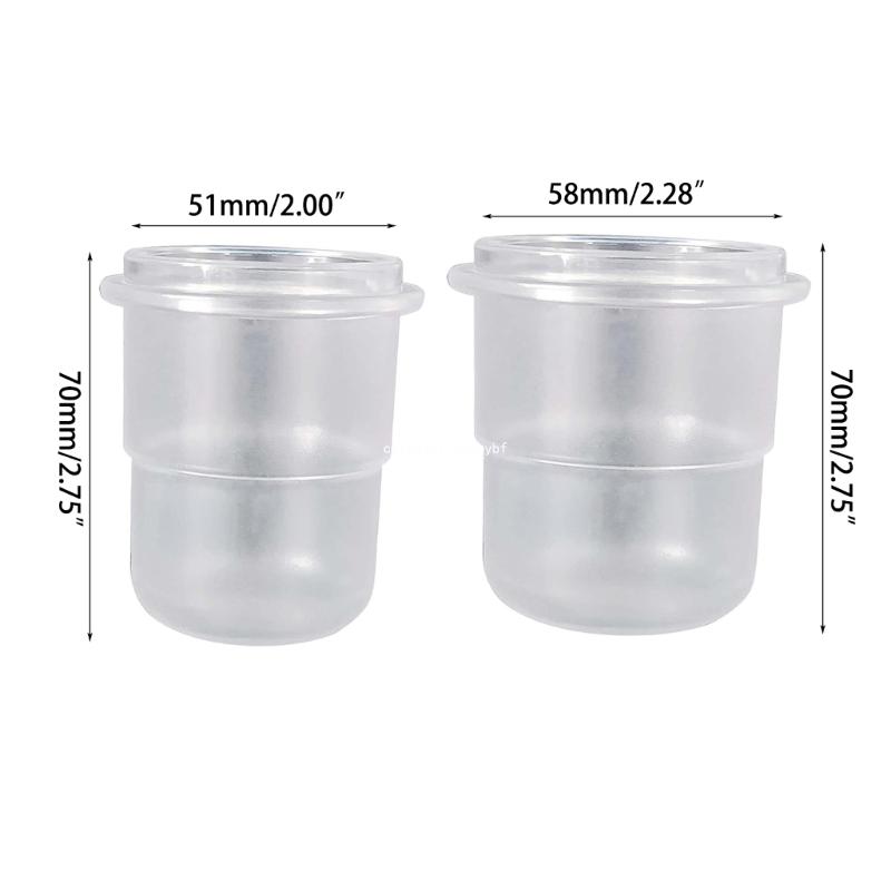 För 51/58 mm Portafilter Espresso Kaffe Doseringsfångare Kopp Pulvermatare Maskindel Distributör Kaffetillbehör Dropship