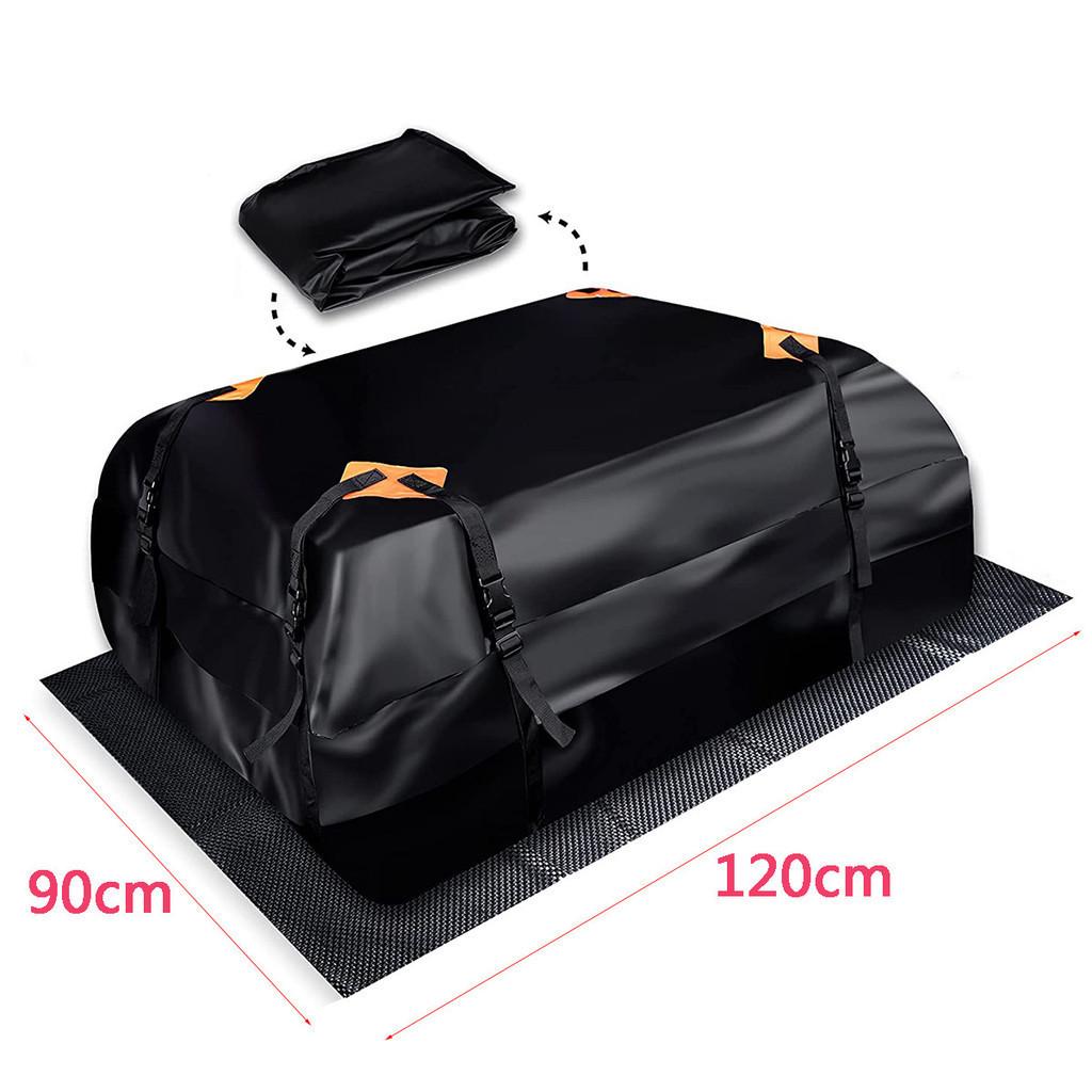 425L Stor Kapacitet Universell Resväska Bil Takväska Utomhus Camping Bil Takförvaringsväska 112 * 87 * 44cm