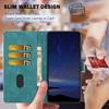 For Samsung Galaxy A05 4G Flip Case Cherry Blossom Pattern Leather Wallet Stand Phone Cover with Wrist Strap