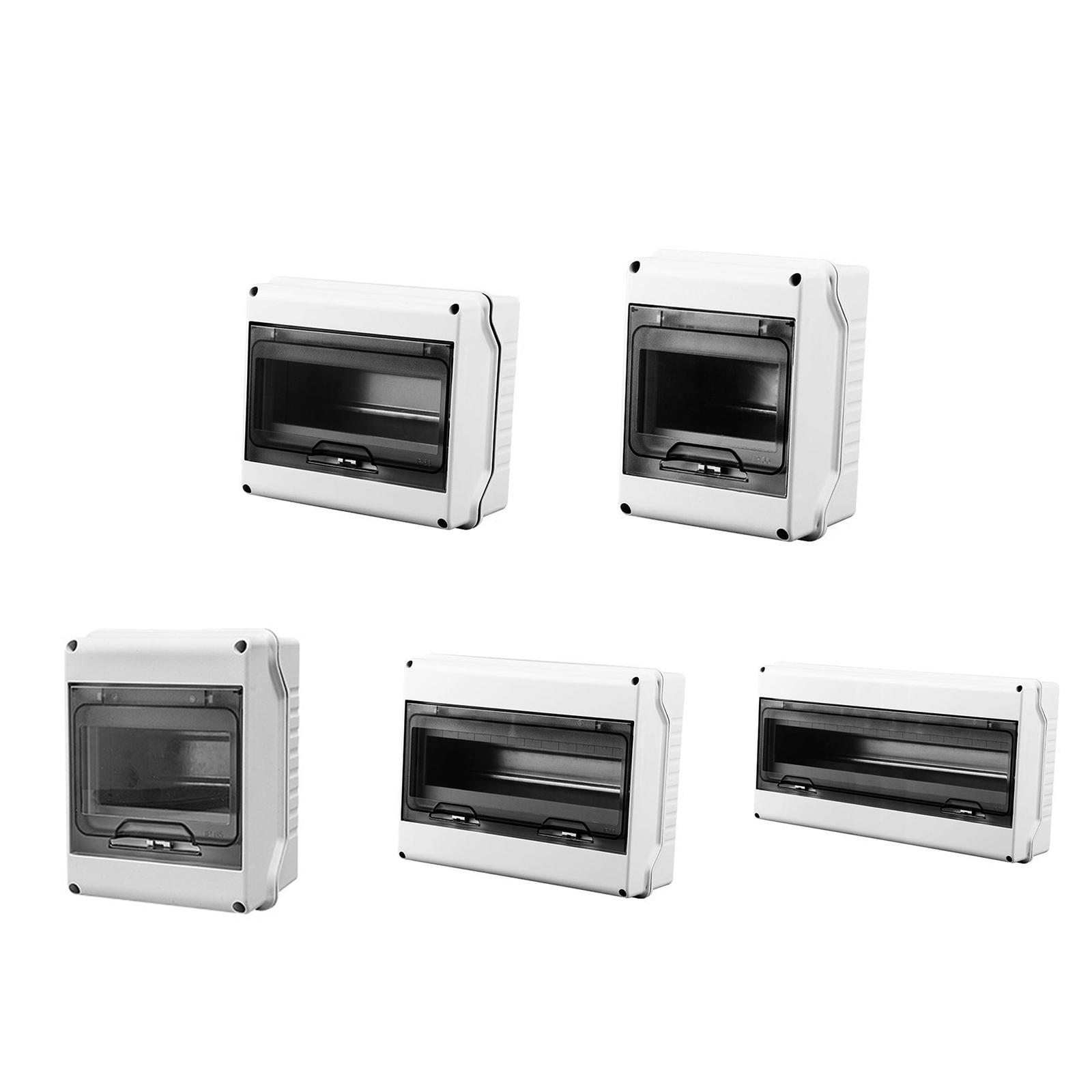 

Circuit Breaker Distribution Box Outdoor Electric Junction Box 3/5/8/12/18Ways Power Distribution Protections Box 3