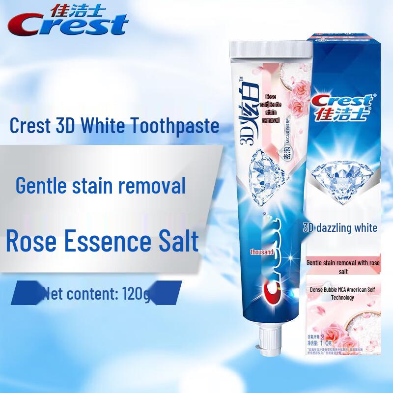 Зубная паста Crest 3D White Розовая соль
