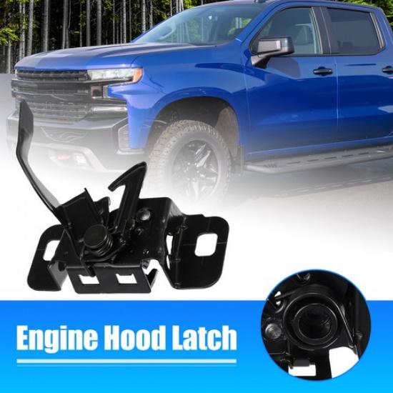 1pcs Black Hood Latch Lock 22797521 for Chevrolet Silverado 1500 2014-2016