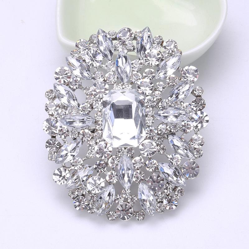 Fashion Creative Personality Crystal Glass Brooch Corsage Women'S Clothing Accessories