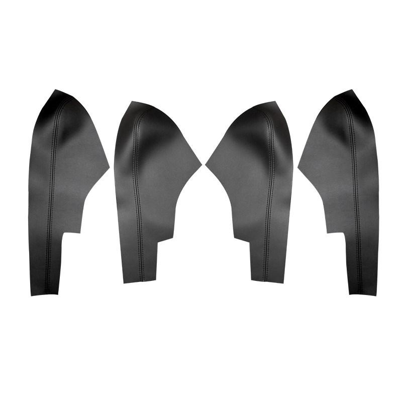 Für Honda City 2008 2009 2010 2011 2012 2013 2014 4 Stück Mikrofaserleder Auto Innenraum Tür Armlehnenverkleidung Schutzleiste