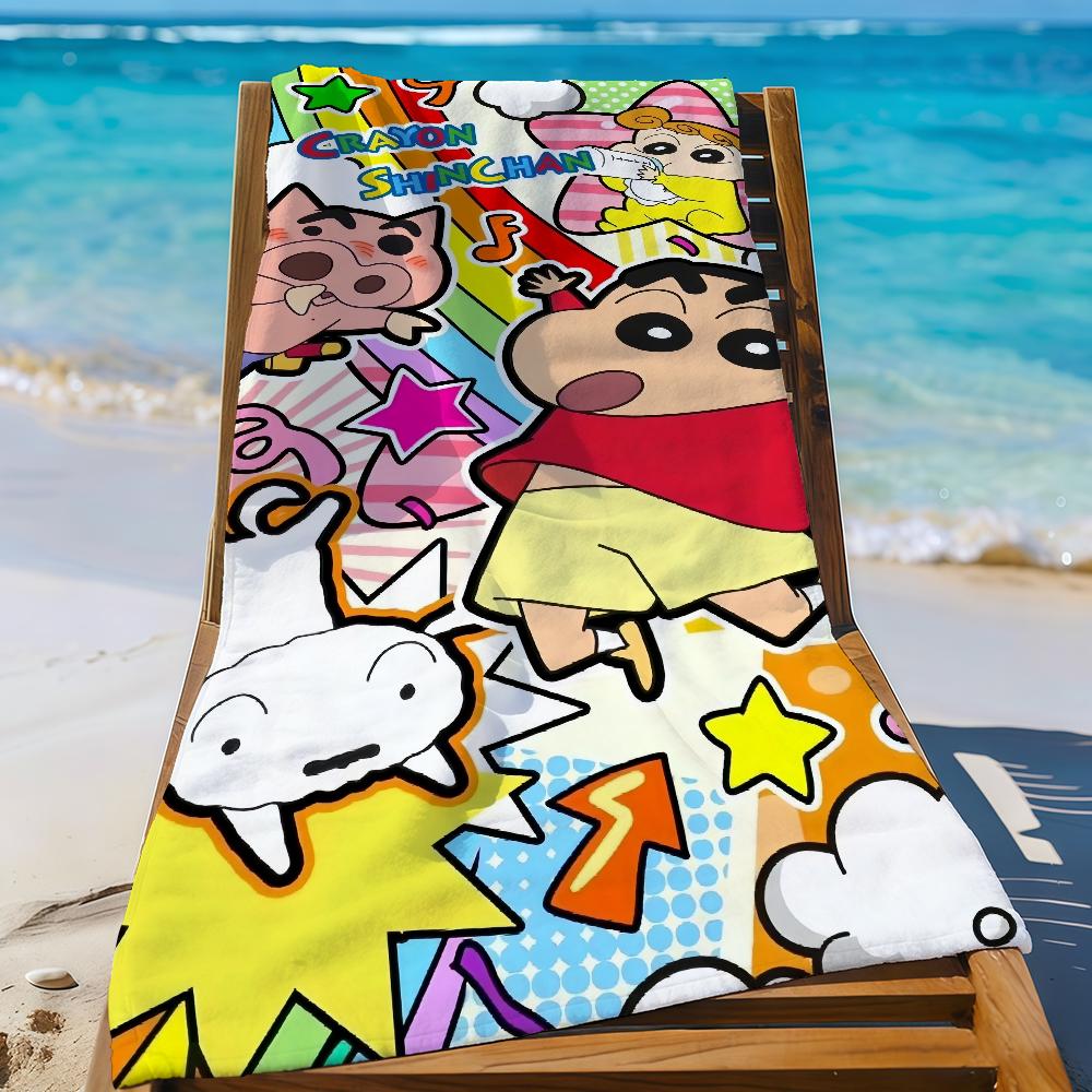 C-CRAYON S-SHINCHAN Towel Quick Drying Beach Towels Are Suitable For Swimming Pools Camping Yoga And The Gym
