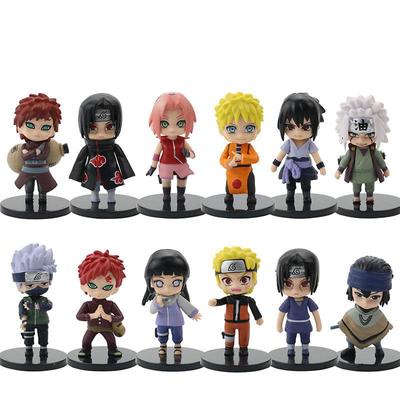 Set aus 12 Stück Naruto Haruno Sakura Uchiha Sasuke Gaara Figuren 7cm