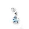 Les Trésors De Lily [G8832] - Charm Pendant 'Linda' Turquoise