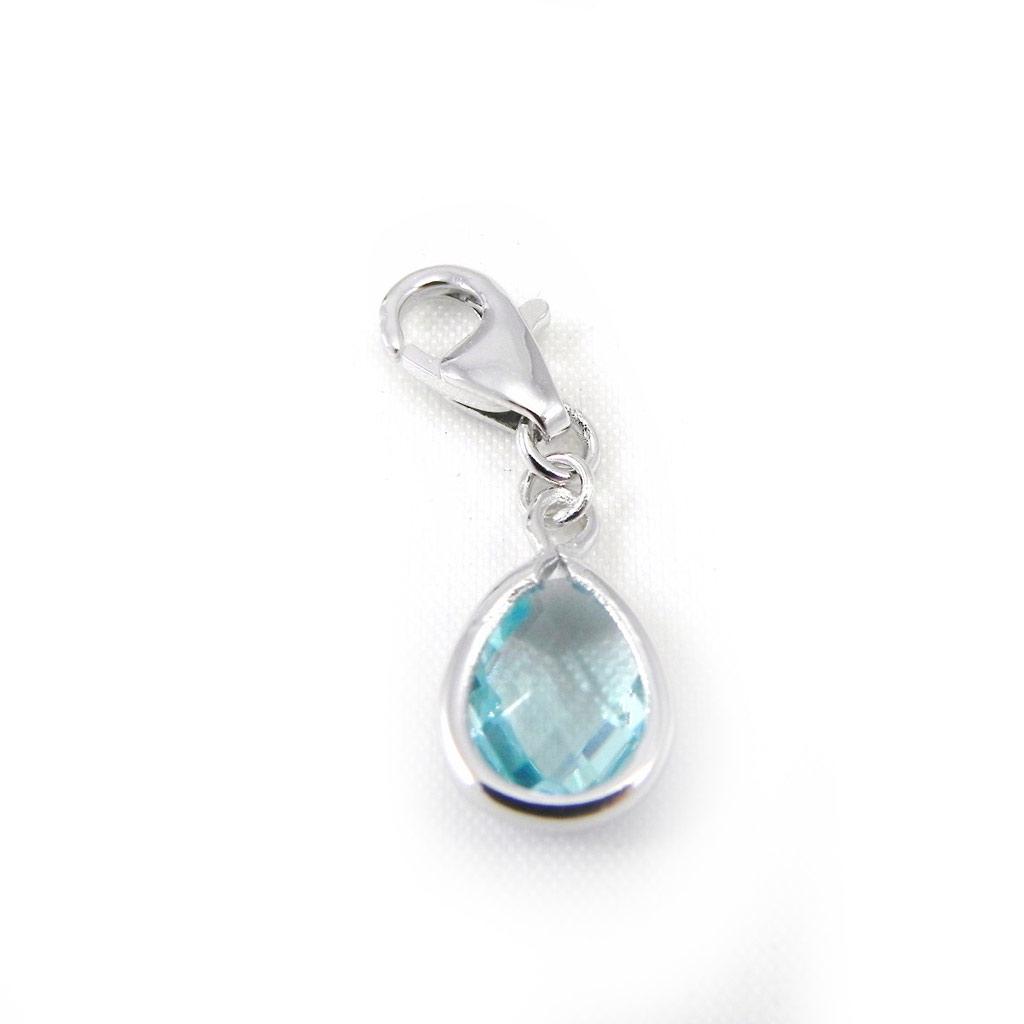 Les Trésors De Lily [G8832] - Charm Pendant 'Linda' Turquoise
