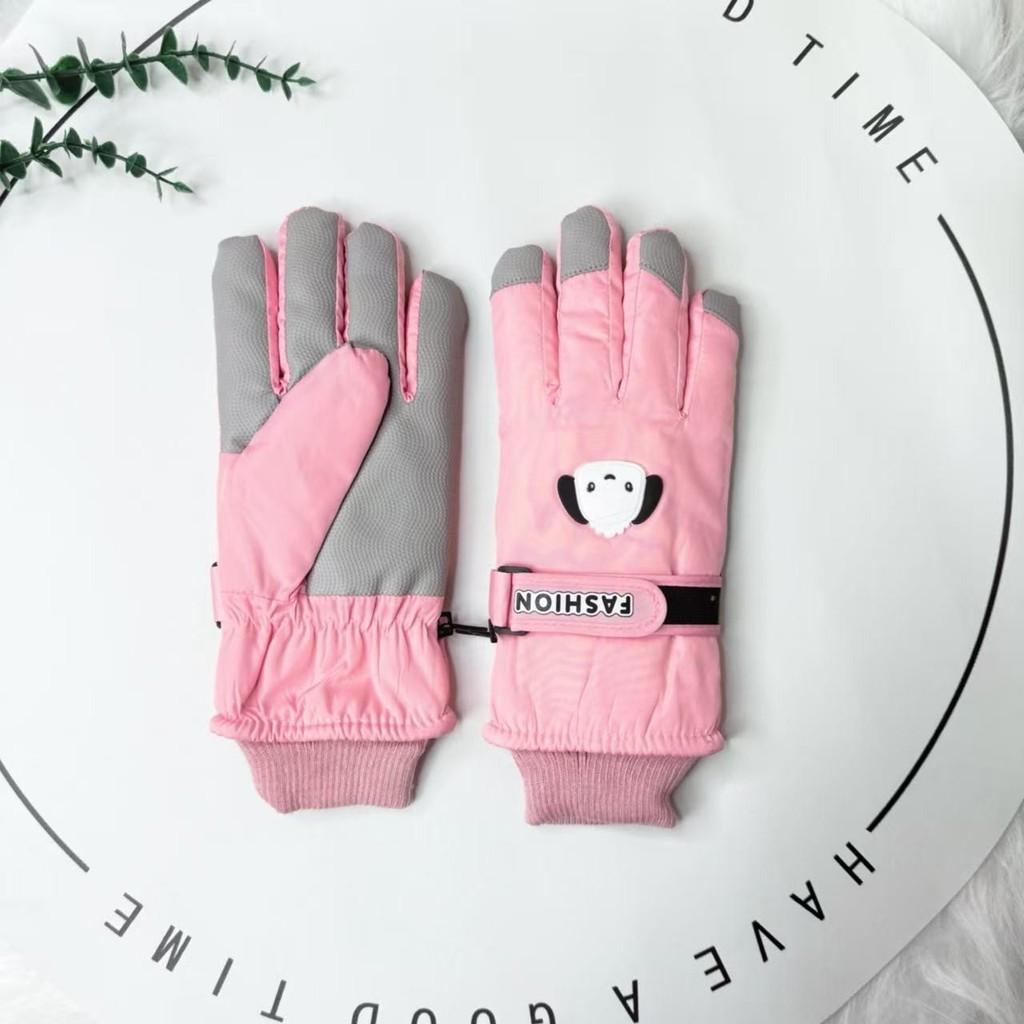 

Ski Gloves Women Waterproof Warm Touch Screen Winter Outdoor For Snow Sports Pink Straight