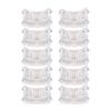 10 Pcs LED Light Strip Connectors 2Pin 8mm Strip to Strip Solderless COB LED Light Strip Connectors