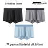 Men's Modal Boxer Briefs with 7A Antibacterial Silk Crotch