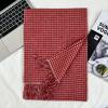 Xiaohongshu Popular Cherry Red New Year'S Red 100% Wool British Versatile Scarf Women'S And Men'S Cashmere Warm Scarf