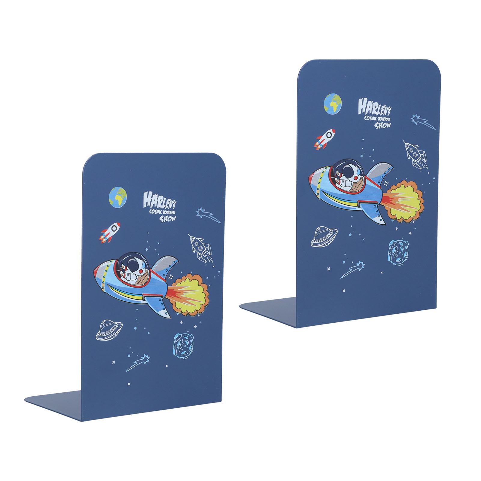 

2 шт. подставки для книг, нескользящие, устойчивые, прочные, с закругленными углами, нержавеющие, глянцевые, высокопрочные металлические подставки для книг