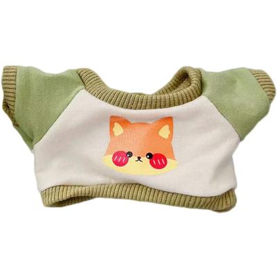 YUYAKESHI Doll Cotton Clothes, Doll Clothes, Change of Clothes for Plush Toys, Cute Accessories, Jacket, Plush Toy Apparel Parts (Green Fox