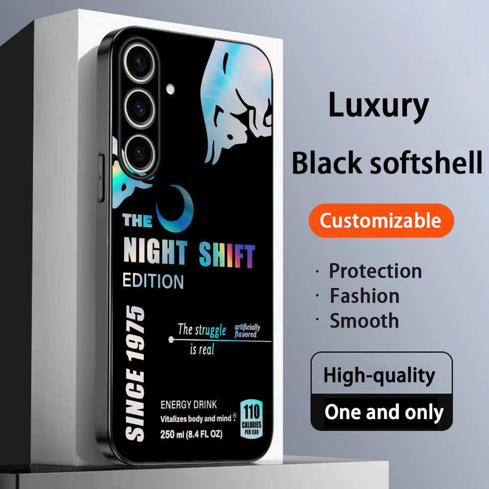 Θήκη Κινητού Star Bull Energy Drink νυχτερινή βάρδια Για Samsung Galaxy S26 S25 S24 S23 S22 S21 Plus Ultra Note20 Μαλακή Μαύρη
