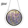 Garden Decorative Suncatcher Acrylic Puzzle Suncatcher Stained Glass Style Window Hanging Sun Catcher Panel DIY Colorful Art Jigsaw for Home Decor