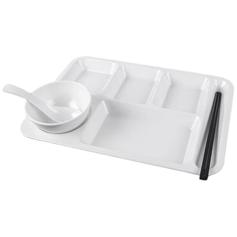 Melamine Divided Dinner Plate Set