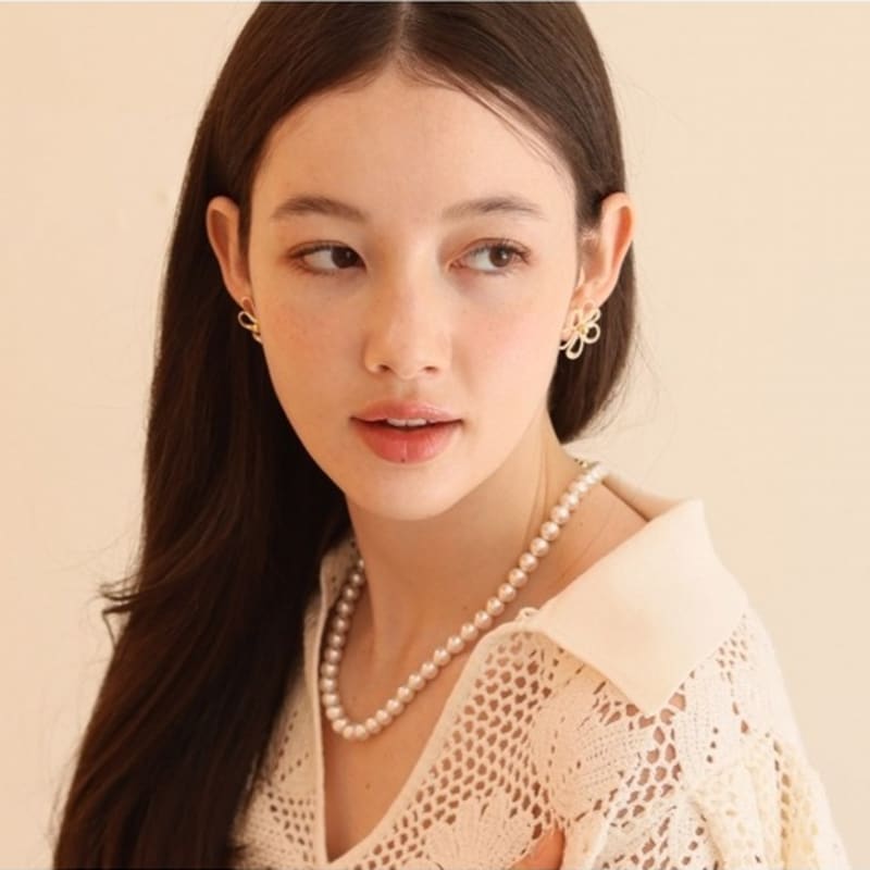 Dana Burton [Magnet One-Touch] Joy Pearl Necklace_8mm Pearl