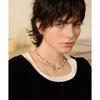 Yhpup Stainless Steel Bohemian Colorful Beaded Collar Necklace Bracelet Natural Pearls Handmade Trendy Fashion Charm Jewelry