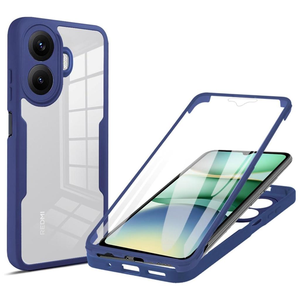 Nárazuvzdorné pouzdro pro ochranu celého těla pro Xiaomi Poco F7 5G Ochranný kryt Ochranná fólie na displej Fundas Coque Capa
