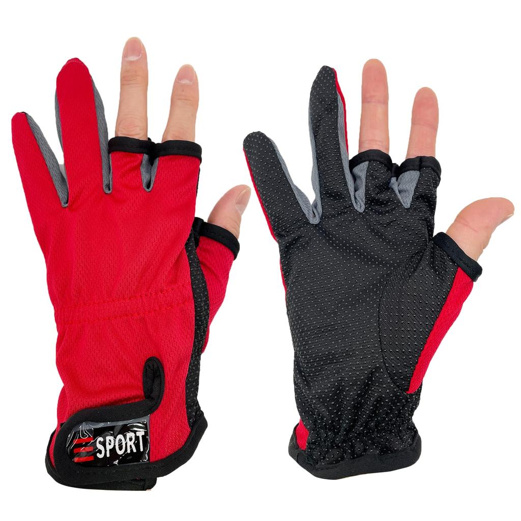 MONOSTORE Fishing Gloves Fishing Gloves Outdoor Gloves Anti-Slip Sun Protection