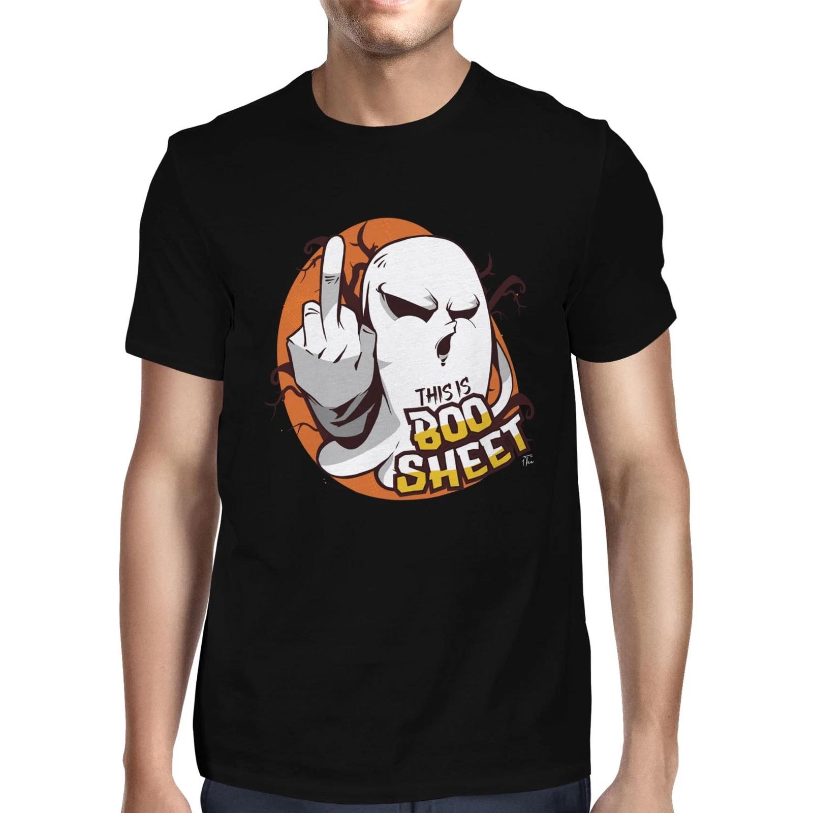 1Tee Mens This Is Boo Sheet Swearing Ghost T-Shirt XL