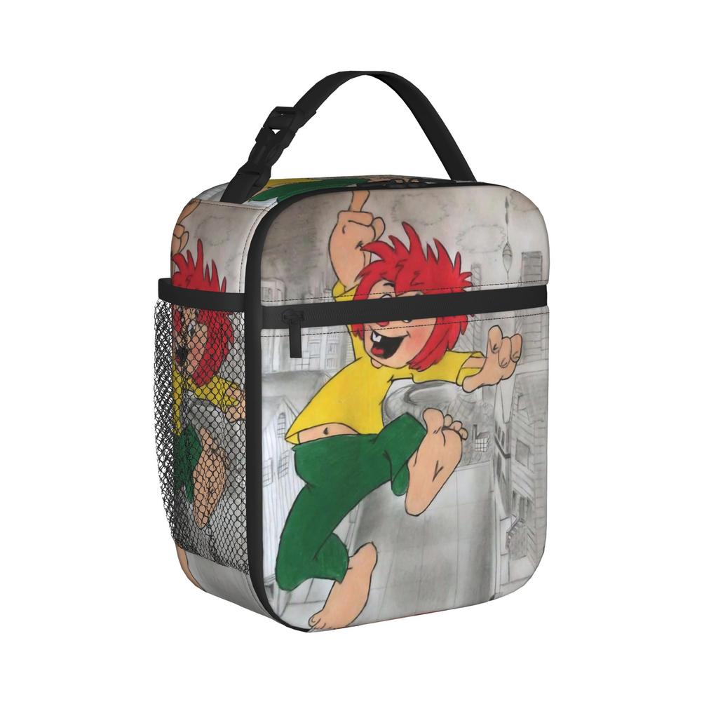 Pumuckls Drinks Beer? Insulated Lunch Bag for Men Women Storage Food Box Portable Cooler Thermal Lunch Boxes For School Office