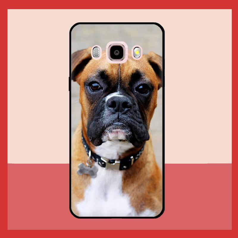 Boxer Dog Case For Samsung Galaxy J6 J4 Plus A6 A7 A8 A9 J8 2018 J3 J5 J7 2017 J1 A3 A5 2016 Cover