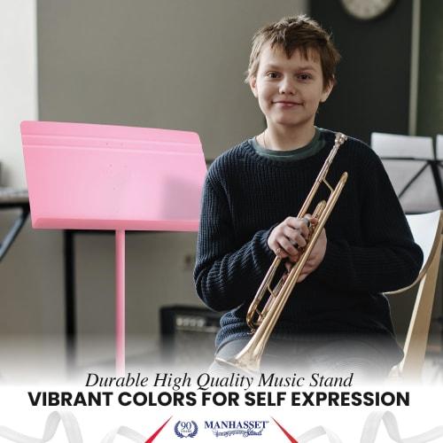 Manhasset Music Stand M48MPK Symphony Model (Symphony Stand) Color: Matte Pink 4801MPK