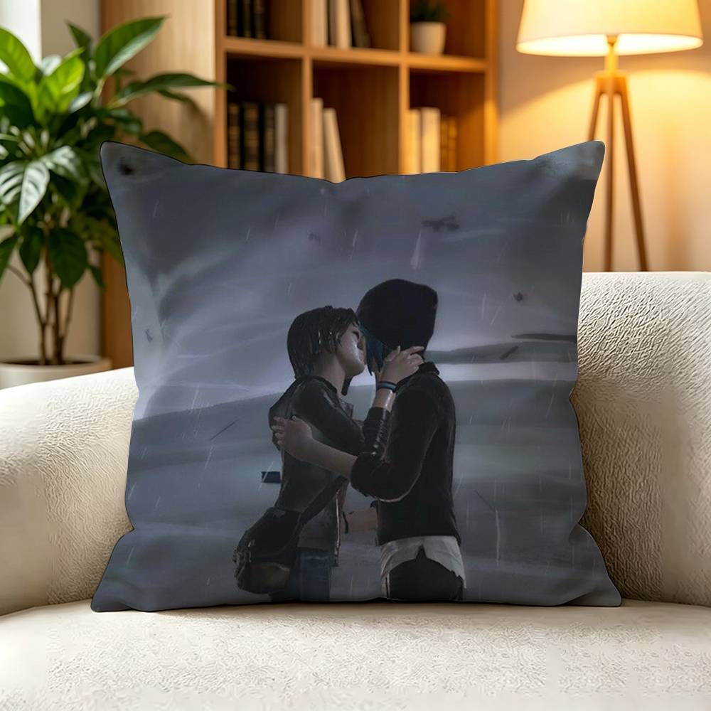 CClassic Game Life is Strange Pillow Case Square DoubleSided Sofa Cushion Cover Bedroom Bedside Pillow
