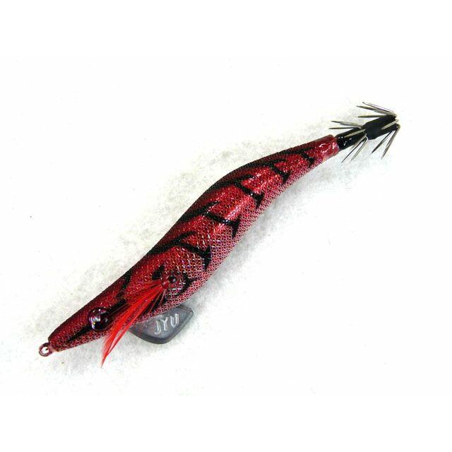 Used HARIMITSU Sumizoku Soft (Slow Fall) No. 3.5 J04 Red Shrimp R 19.5g Fixed Line Eye Squid Strategy Eging Egi Bait Tree Squid Fishing Blue Squid