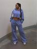 Women's Casual European American Style Hoodie Set - Versatile Long Sleeve Sportswear