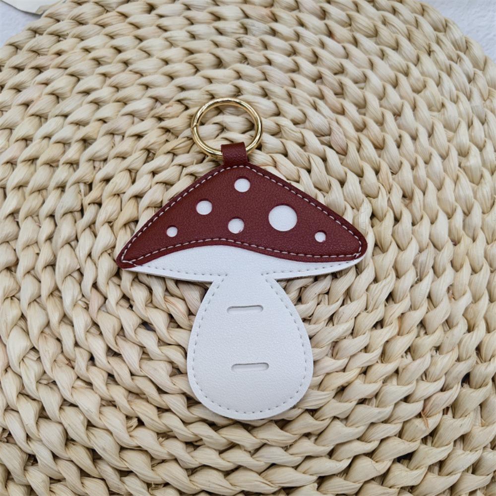 DIY Mushroom Shaped Keychain Hanger Sunglasses Holder Lovely Sunglasses Bag Bag Ornament