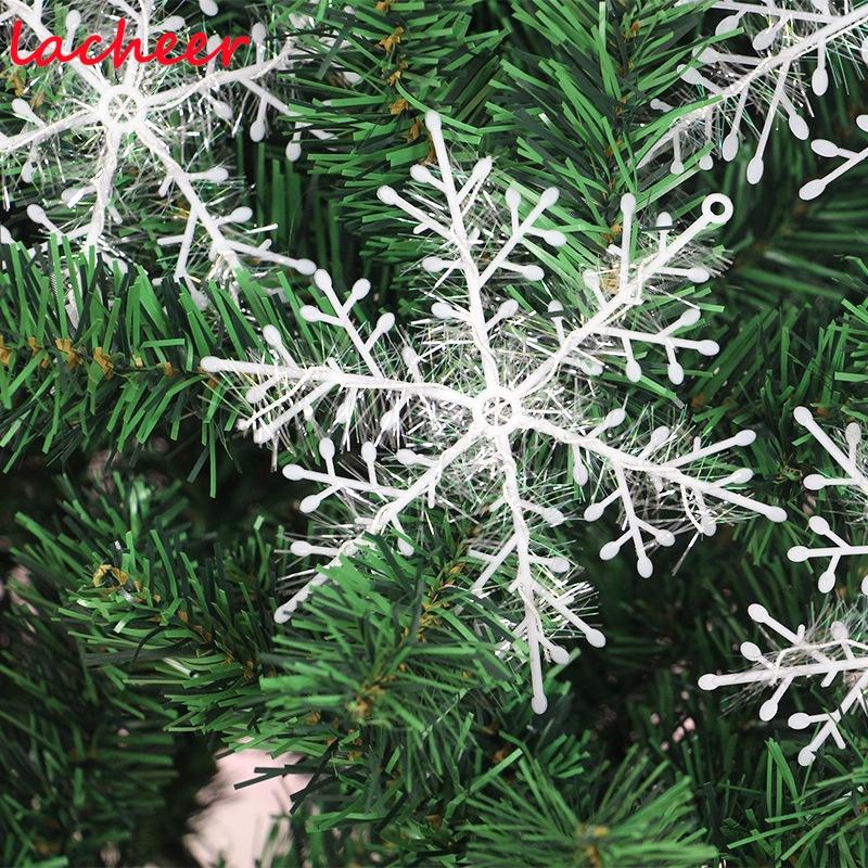 3pcs Christmas Tree Tree Attractive White Snowflake Home Decoration