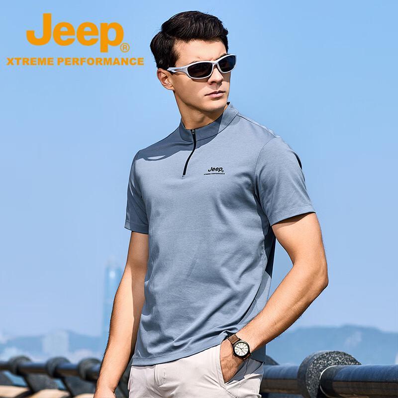 

Jeep Men s Quick-Dry Outdoor Sport Round Neck T-Shirt L