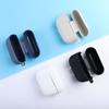 Étui en silicone pour casque d'écoute Autocollant anti-poussière Étui portable pour écouteurs avec mousqueton Remplacement pour