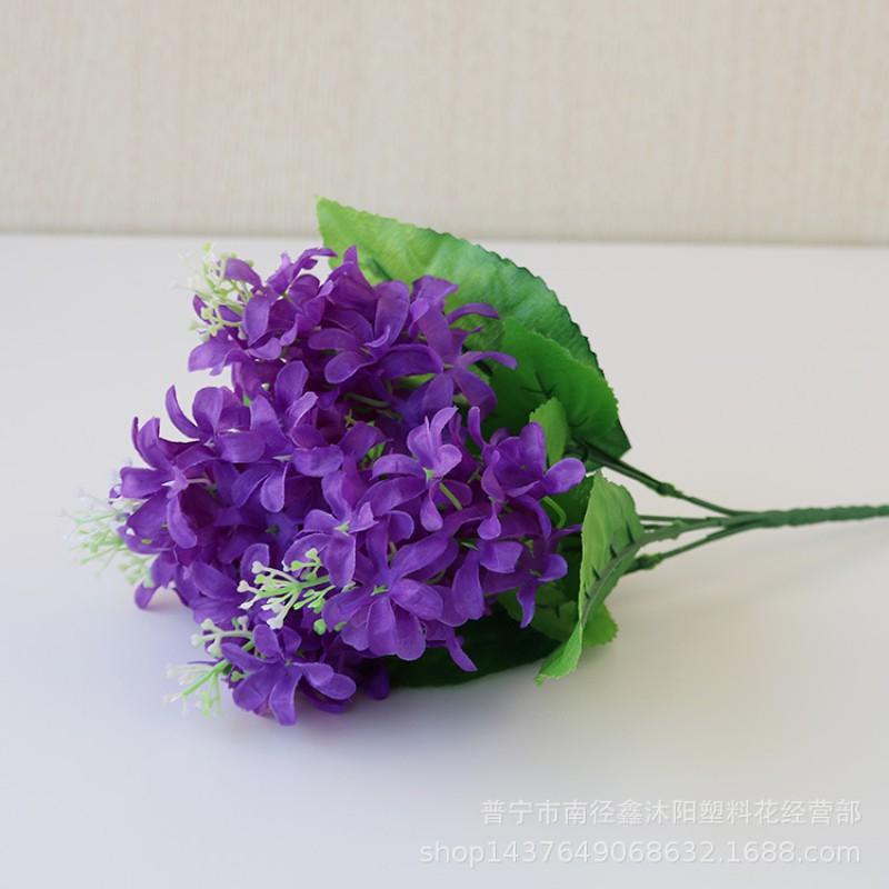 Artificial Hyacinth Delphinium 5-Branch Wedding Aisle Decor Fake Flowers Home Interior Decoration