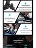 Motorcycle Phone Navigation Silicone Shock Absorption Holder with U- and Y-shaped Brackets