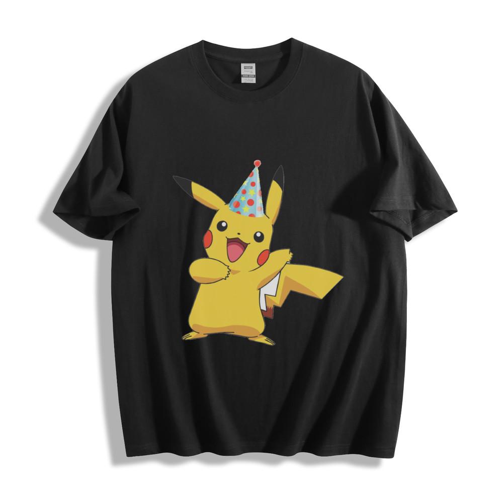 

Pikachu Party T-Shirt - Festive Birthday Pokémon Unisex Tee 4XL